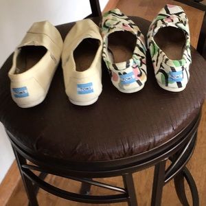 Toms, shoes two pair